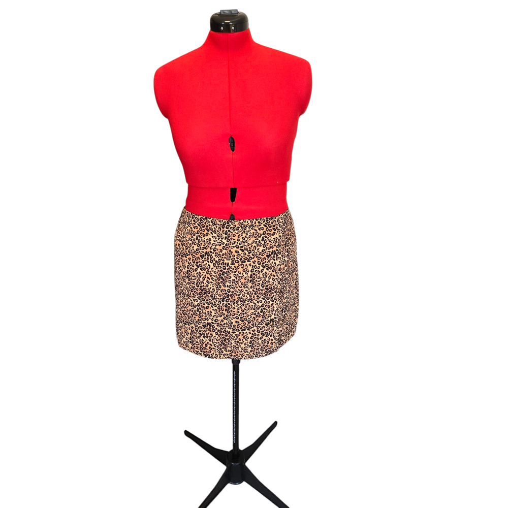 Primark cheetah print mini skirt, size 10
